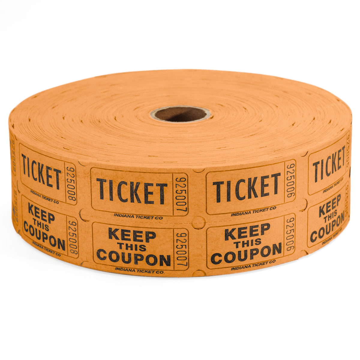 Raffle Tickets - 2,000 Double Stub Raffle Tickets (4,000 Total) 8 Colors