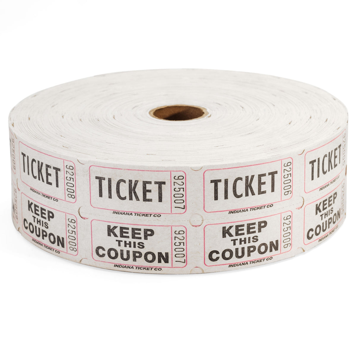 Raffle Tickets - 2,000 Double Stub Raffle Tickets