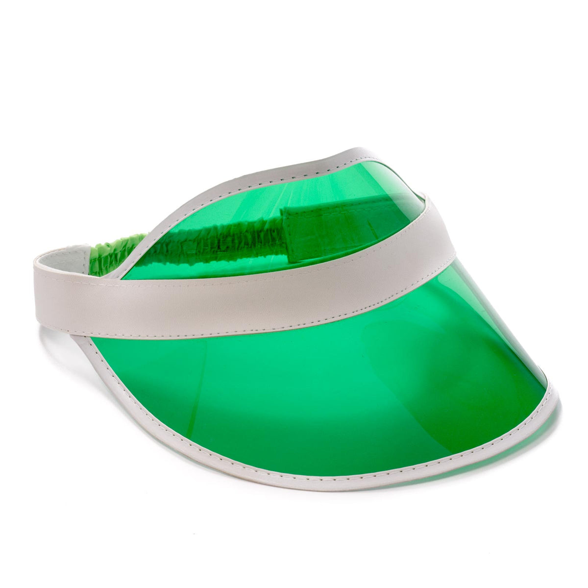 Deluxe Casino Dealer Visor With Elastic Headband - Casino Supply