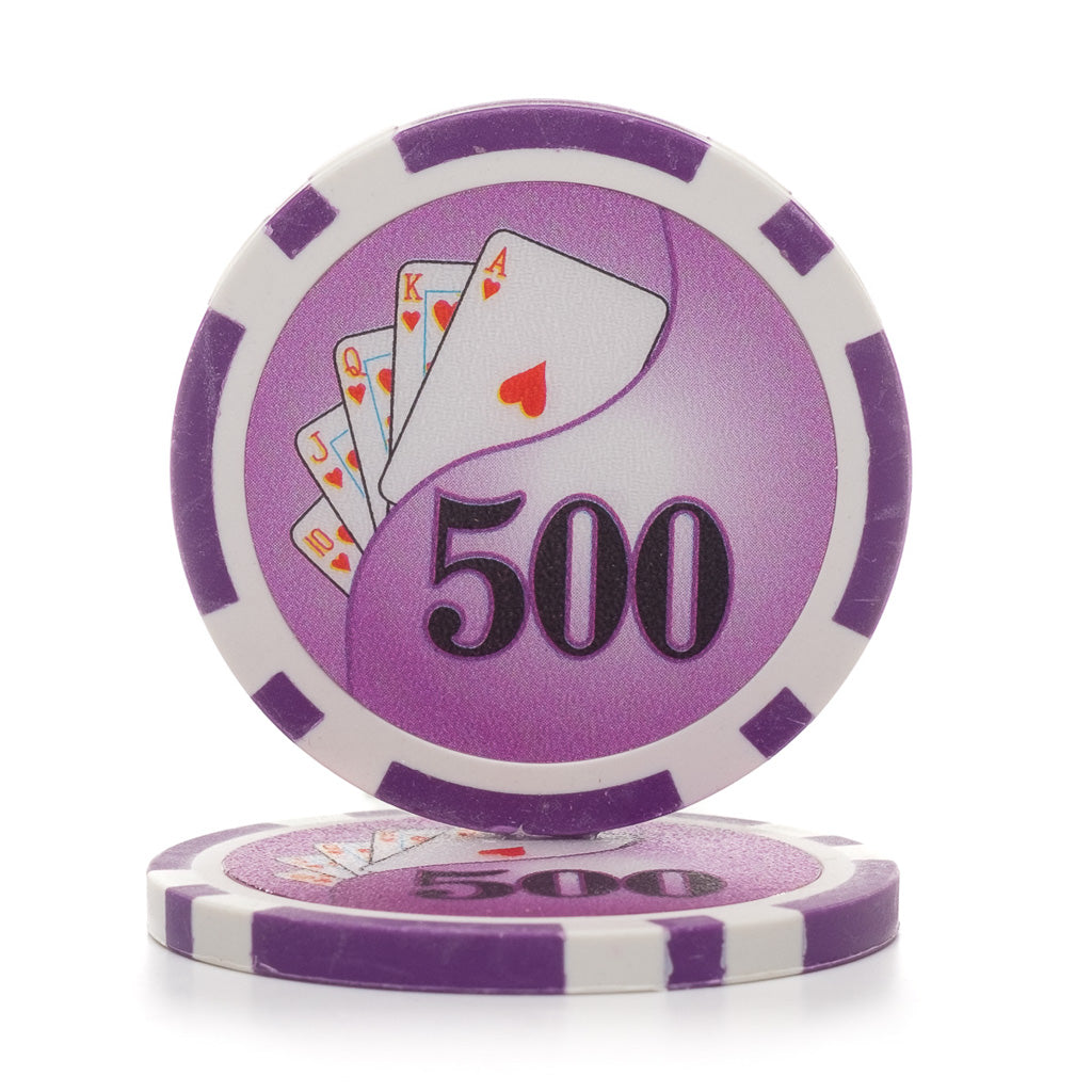 13.5 Gram Yin Yang Poker Chips (25/Pkg)